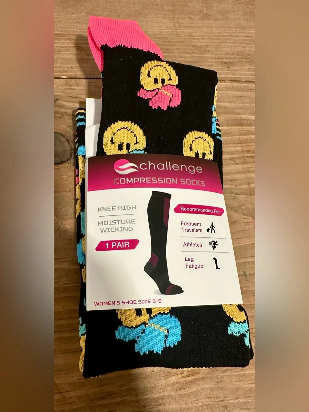 Compression Knee-High Socks - Two Pairs